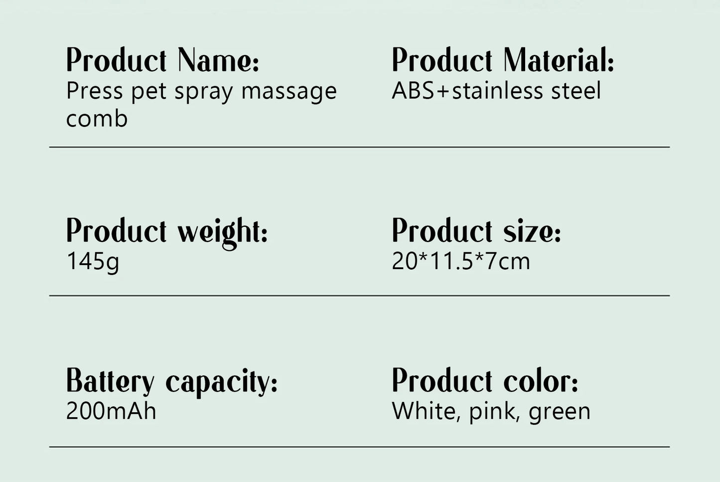 GroomBrush™ _ Premium All-in-One Pet Grooming & Mist Brush for Dogs & Cats ✨