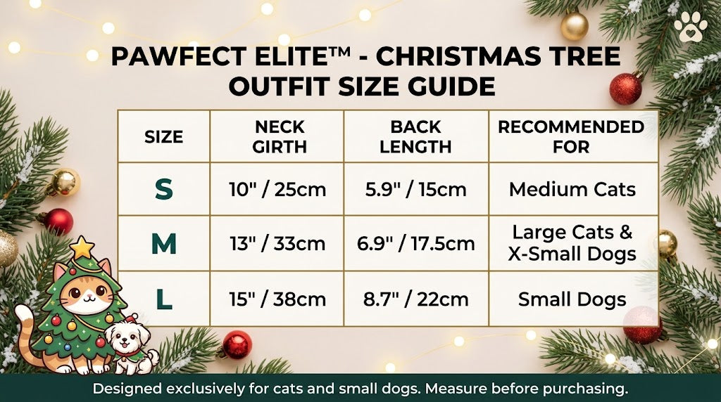 ✨ Pawfect Elite™ Christmas Tree Outfit for Dogs & Cats – Adorable Festive Pet Costume 🎄🐶🐱