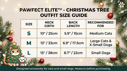 ✨ Pawfect Elite™ Christmas Tree Outfit for Dogs & Cats – Adorable Festive Pet Costume 🎄🐶🐱