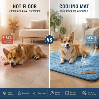 Pawfect Elite™ Instant Self-Cooling Pet Mat❄️