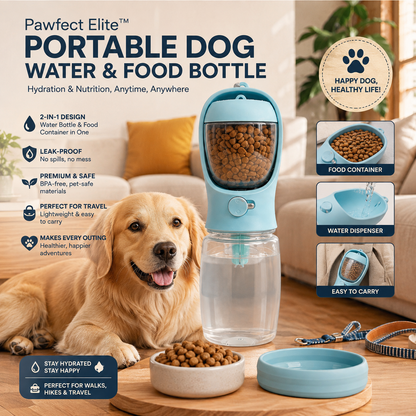 🔥Pawfect Elite™  The Smart 2-in-1 Pet Bottle💦