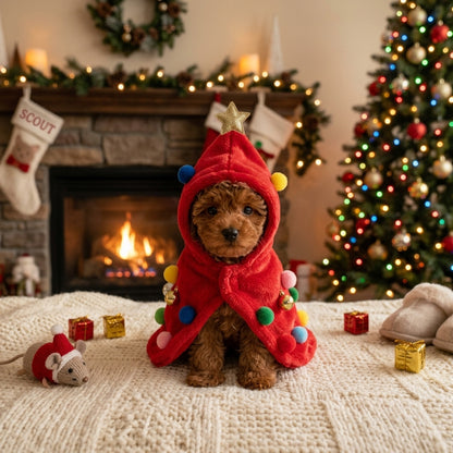 ✨ Pawfect Elite™ Christmas Tree Outfit for Dogs & Cats – Adorable Festive Pet Costume 🎄🐶🐱