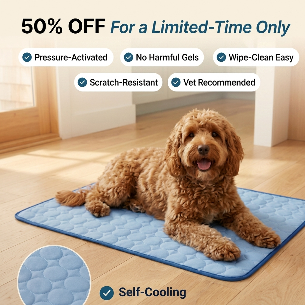 Pawfect Elite™ Instant Self-Cooling Pet Mat❄️