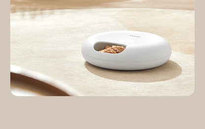 ROJECO 6 Meals Automatic Pet Feeder Smart Cat Food Dispenser For Wet & Dry Food Kibble Dispenser Accessories Auto Feeder For Cat