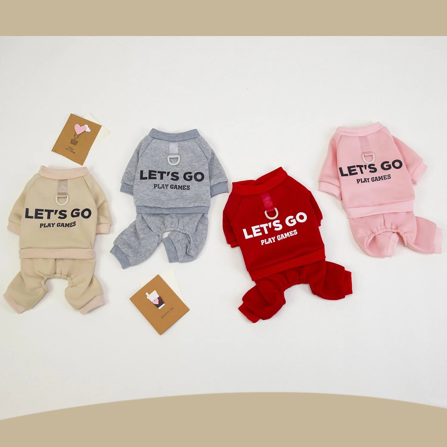 Warm Dogs Jumpsuit Spring Autumn Dog Coat for Small Dog Pet Hoodies Puppy Clothes Dog Jumpsuit Pet Four legged Hoodie