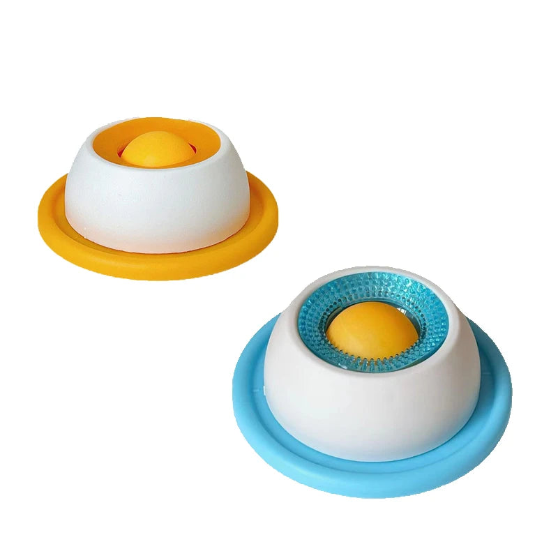 Dental Health Lick Mat Slow Feeder Food Dispenser For Puppy Training Mental Enrichment Toys For Pet Dog Cat With Non-Slip Base