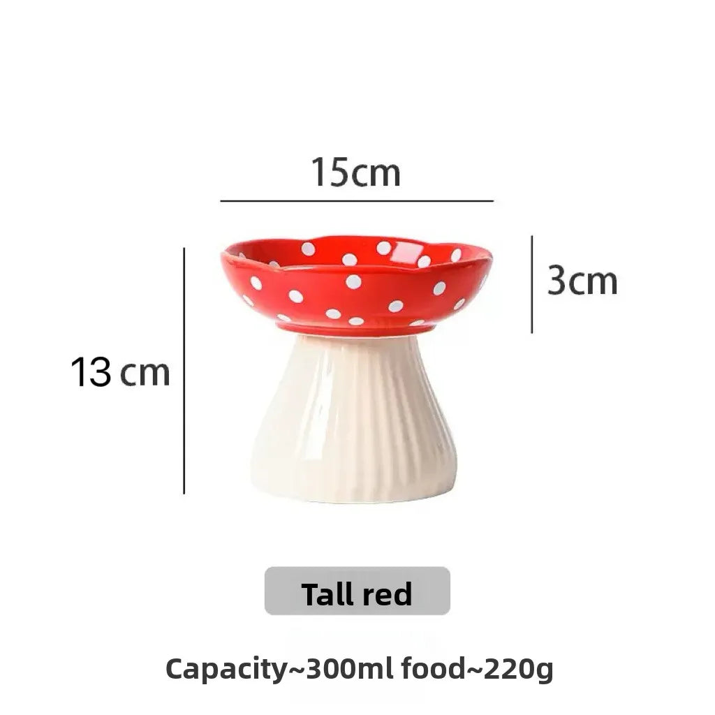 Elevated Pet Bowl with Bracket for Spill Proof Cat and Dog Bowl Tilted Cat and Dog Pet Food Water Tray