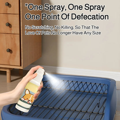 Large Pet Dog Toilet Medium and Large Dogs Toilet Training Equipment Stainless Steel Full Cleaning Anti-stepping Poop Collector