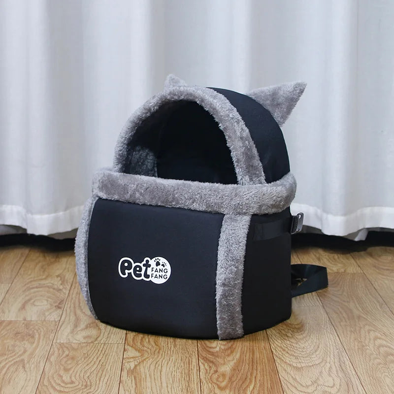 Portable Pet Chest Bag Front Shoulder Backpack For Cats Dogs Large Capacity Soft Breathable Carrier Outdoor Travel Hands Free