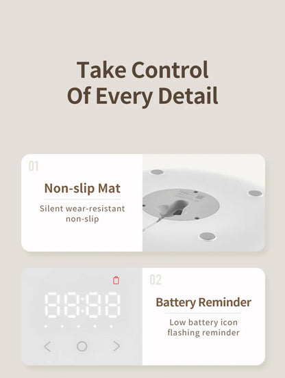 ROJECO 6 Meals Automatic Pet Feeder Smart Cat Food Dispenser For Wet & Dry Food Kibble Dispenser Accessories Auto Feeder For Cat