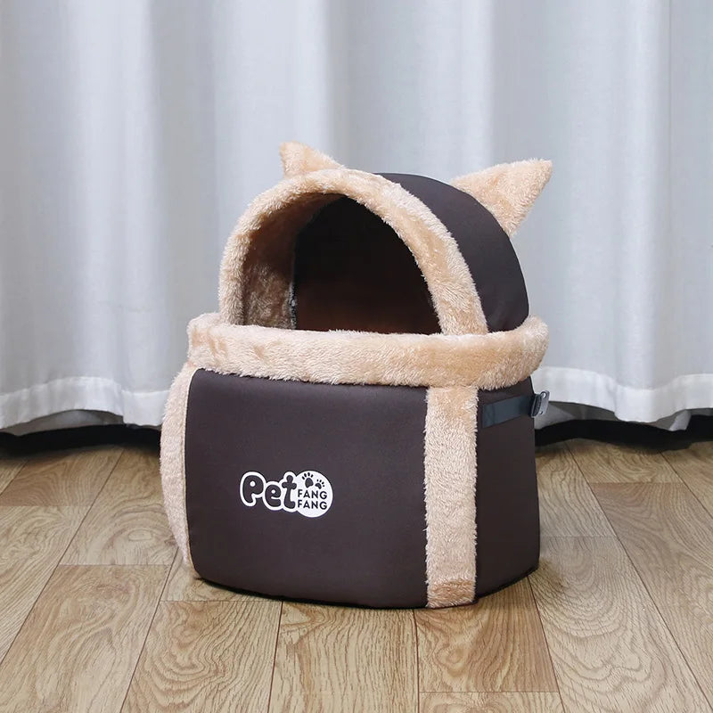 Portable Pet Chest Bag Front Shoulder Backpack For Cats Dogs Large Capacity Soft Breathable Carrier Outdoor Travel Hands Free