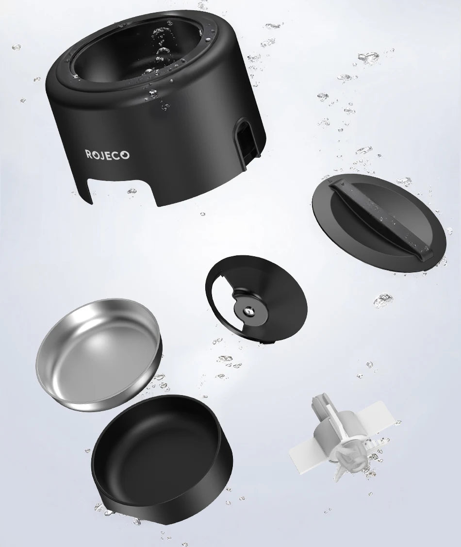 ROJECO 2L Automatic Pet Feeder Smart Cat Food Kibble Dispenser Wi-Fi App Remote Control Auto Dog Feeder For Cat Pet Accessories