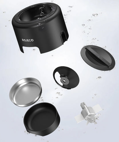 ROJECO 2L Automatic Pet Feeder Smart Cat Food Kibble Dispenser Wi-Fi App Remote Control Auto Dog Feeder For Cat Pet Accessories