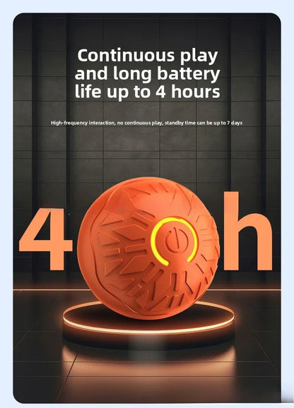 Smart Dog Toys Ball Electronic Interactive Cat Toy Pet Gravity Jump Ball USB Automatic Moving Bouncing for Small Medium Dogs