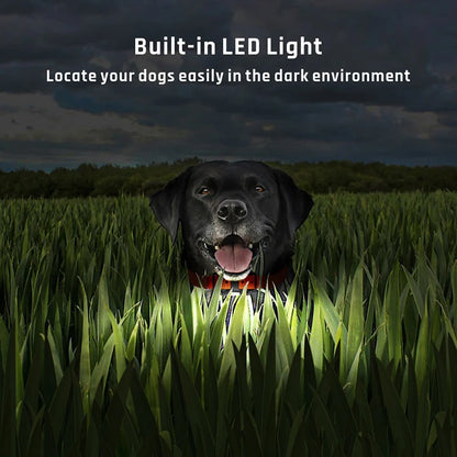 Electric Dog Training Collar 1000m Adjustable Pet Collar Remote Control Dog Device Anti Barking Device for 1/2/3 Dogs Trainer