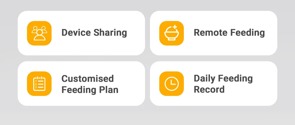 ROJECO 2L Automatic Pet Feeder Smart Cat Food Kibble Dispenser Wi-Fi App Remote Control Auto Dog Feeder For Cat Pet Accessories