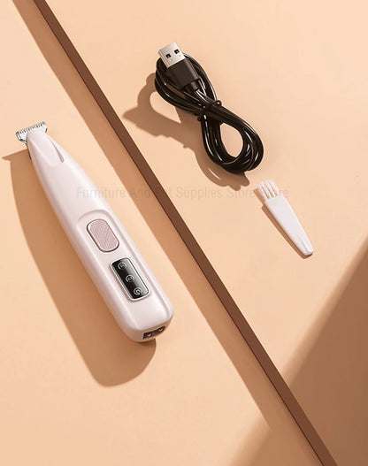 New Dog Beauty Trimmer Fully Waterproof Dog Trimmer with LED Light Dog Claw Trimmer Cat Claw Hair Trimmer Pet Claw Trimmer