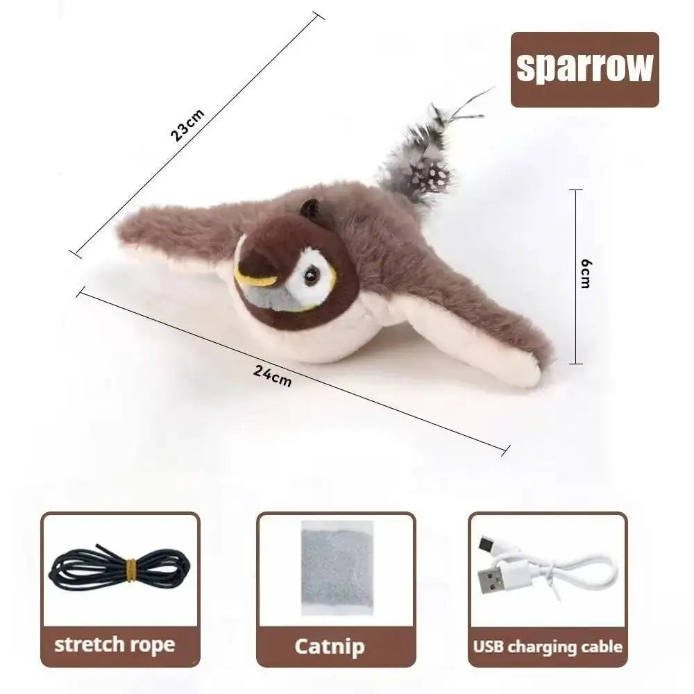 🎃🦇 Pawfect Elite® Halloween Bat Toy – Interactive Rechargeable Pet Toy with Flapping Wings & Catnip 🐾