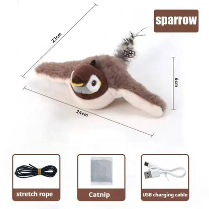 🎃🦇 Pawfect Elite® Halloween Bat Toy – Interactive Rechargeable Pet Toy with Flapping Wings & Catnip 🐾