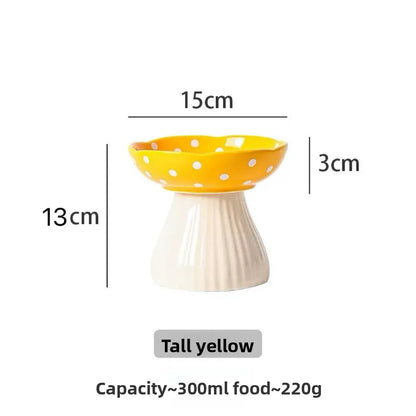 Elevated Pet Bowl with Bracket for Spill Proof Cat and Dog Bowl Tilted Cat and Dog Pet Food Water Tray