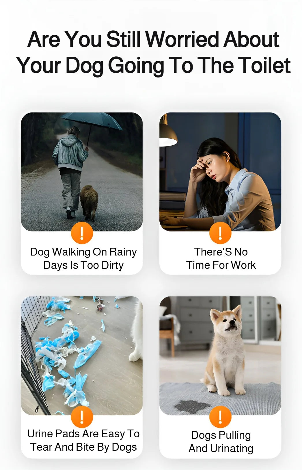 Large Pet Dog Toilet Medium and Large Dogs Toilet Training Equipment Stainless Steel Full Cleaning Anti-stepping Poop Collector