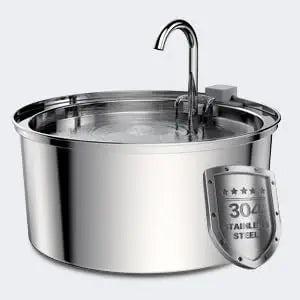 Automatic Cat Water Fountain Stainless Steel Pet Fountain Dog Water Dispenser With USB Electric Ultra-Quiet Pump Cat Supplies