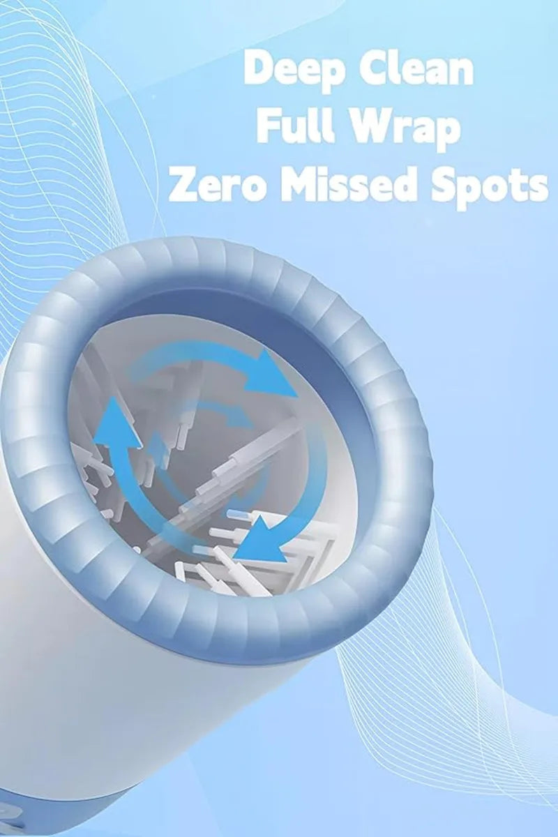 Pet Paw Cleaner Machine Automatic, Portable Dog Cat Washer Cup with Soft Silicone Brush, USB-C Rechargeable, Waterproof