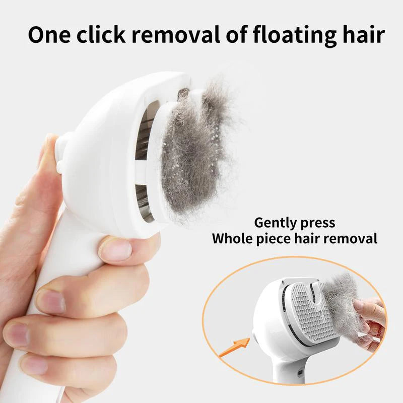 GroomBrush™  _ Premium All-in-One Pet Grooming & Mist Brush for Dogs & Cats ✨