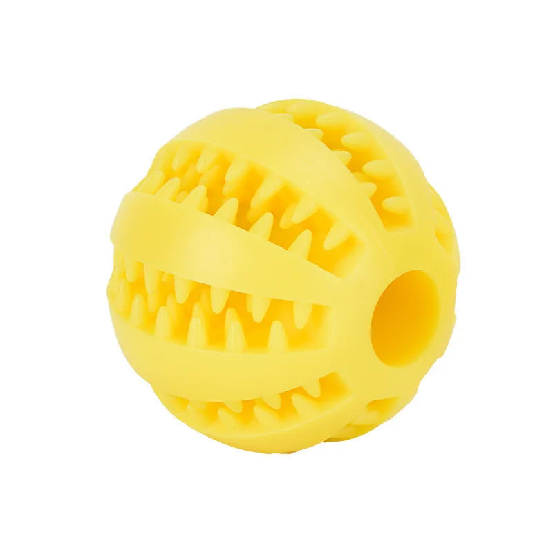 Dog Toy Ball Can Leak Food Bouncy Ball Rubber Dogs Molar Toys Balls Bite Resistant Pet Teeth Cleaning Toy Dog Accessories