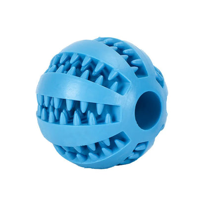 Dog Toy Ball Can Leak Food Bouncy Ball Rubber Dogs Molar Toys Balls Bite Resistant Pet Teeth Cleaning Toy Dog Accessories
