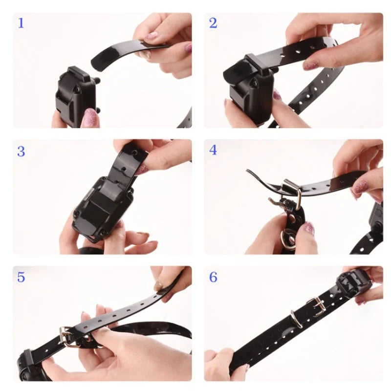 Electric Dog Training Collar 1000m Adjustable Pet Collar Remote Control Dog Device Anti Barking Device for 1/2/3 Dogs Trainer