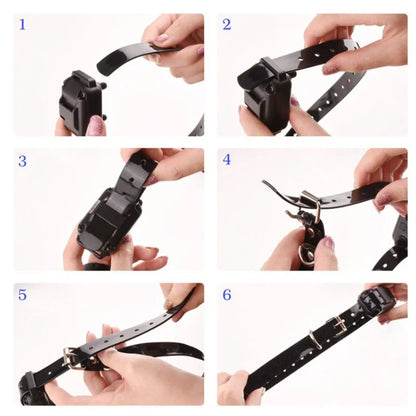 Electric Dog Training Collar 1000m Adjustable Pet Collar Remote Control Dog Device Anti Barking Device for 1/2/3 Dogs Trainer