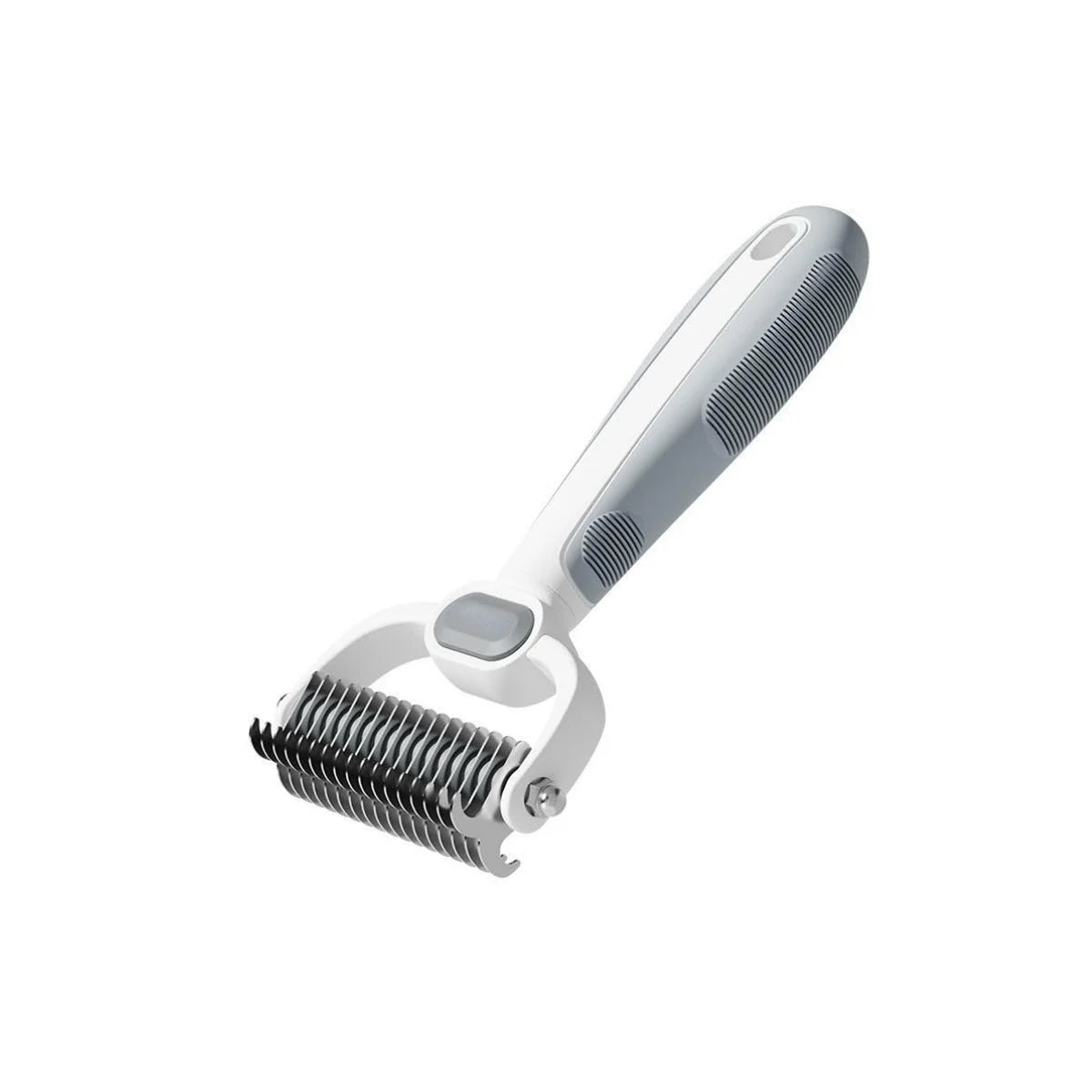 Dog Cat Grooming Brush, Double-Sided Deshedding - Dematting Undercoat Rake and Pin Brush for Long and Short Haired Dogs Cats