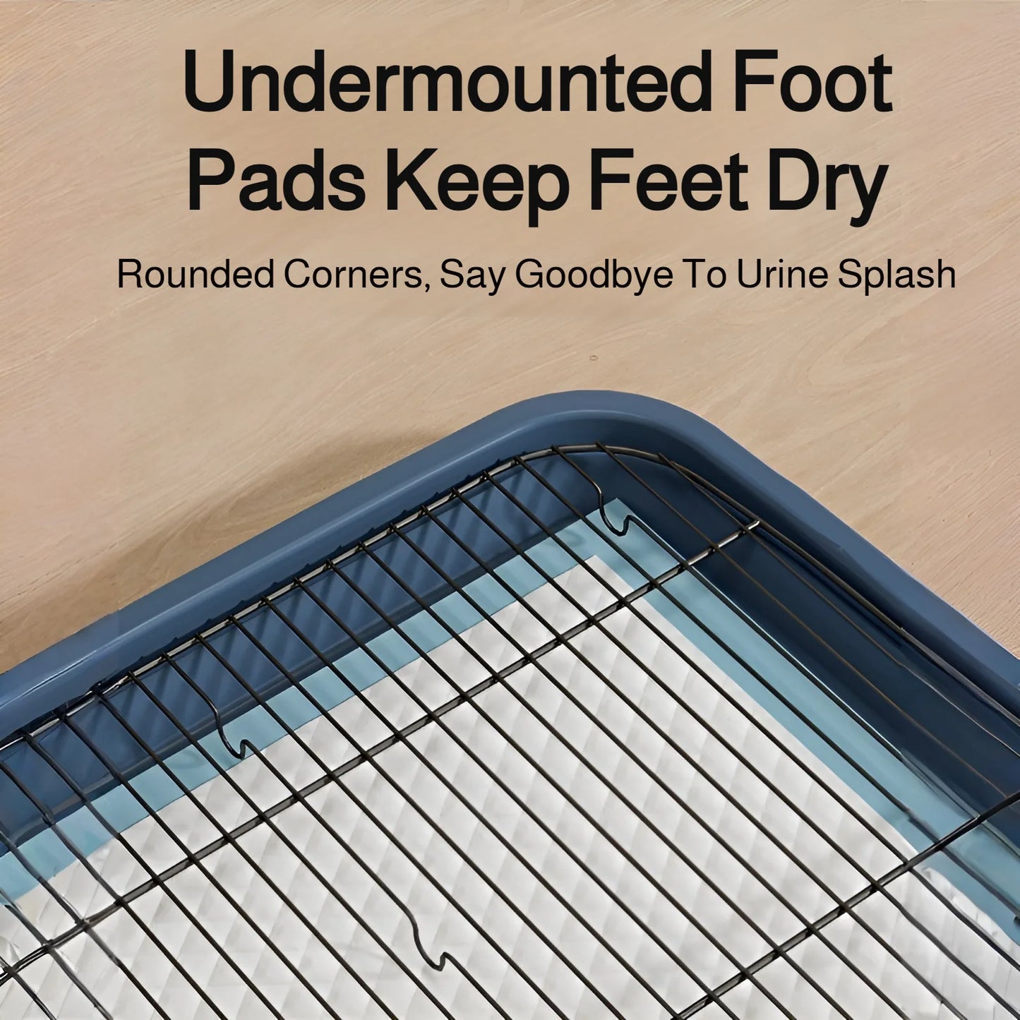 Large Pet Dog Toilet Medium and Large Dogs Toilet Training Equipment Stainless Steel Full Cleaning Anti-stepping Poop Collector