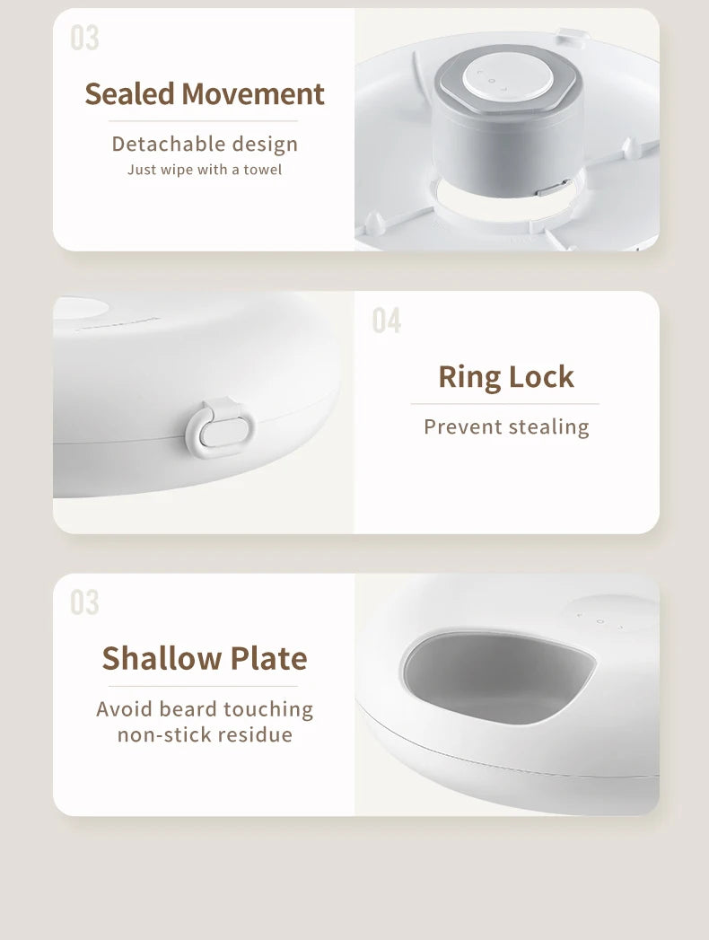 ROJECO 6 Meals Automatic Pet Feeder Smart Cat Food Dispenser For Wet & Dry Food Kibble Dispenser Accessories Auto Feeder For Cat