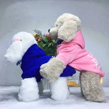 Hooded Pet Jacket Coat Hoodie Dog Bodysuit Clothing Autumn Winter Warm Dog Hoodie Large Small Dog Corgi Border Collie Fadou