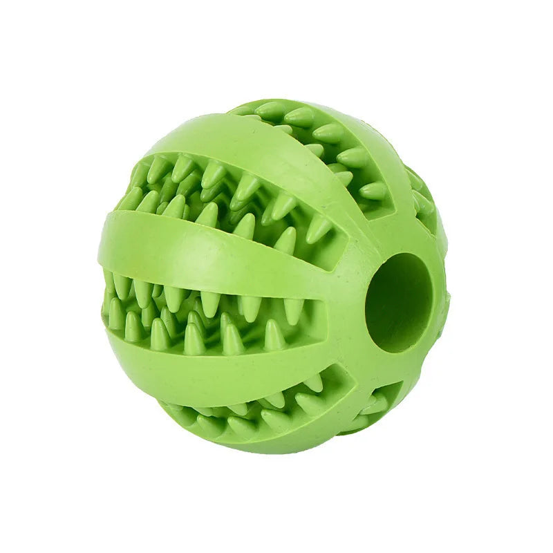Dog Toy Ball Can Leak Food Bouncy Ball Rubber Dogs Molar Toys Balls Bite Resistant Pet Teeth Cleaning Toy Dog Accessories