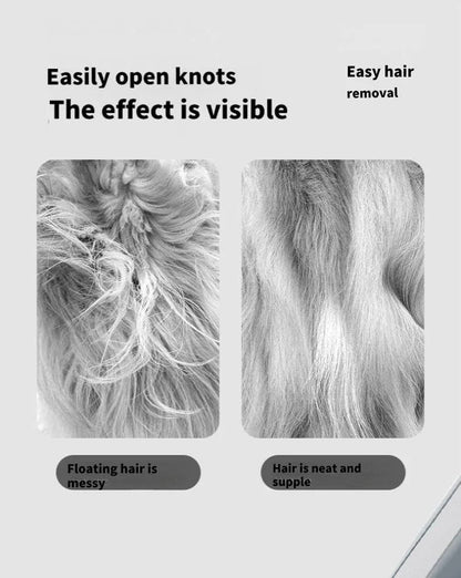 Dog Cat Grooming Brush, Double-Sided Deshedding - Dematting Undercoat Rake and Pin Brush for Long and Short Haired Dogs Cats