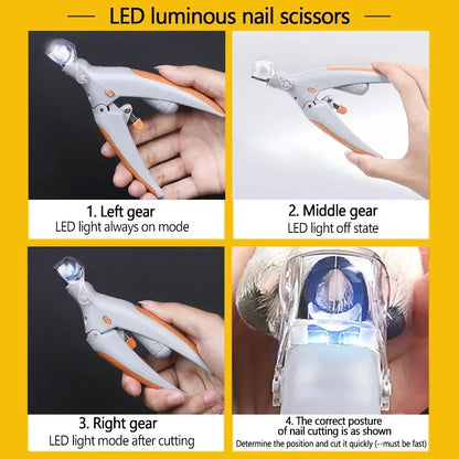 Pawfect Elite LED Nail Clipper Set – Pet Claw Trimmer for Dogs & Cats