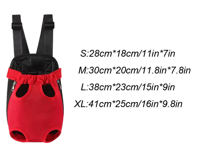 Pet Dog Carrier Backpack Portable Travel Pet Dog Carrier Backpack Mesh Carrier Front Bag for Small Dog Cats Outdoor Travel