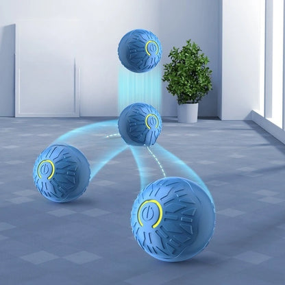 Smart Dog Toys Ball Electronic Interactive Cat Toy Pet Gravity Jump Ball USB Automatic Moving Bouncing for Small Medium Dogs