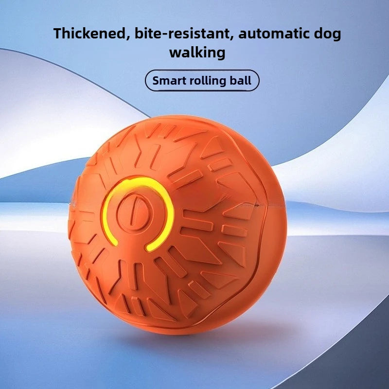 Smart Dog Toys Ball Electronic Interactive Cat Toy Pet Gravity Jump Ball USB Automatic Moving Bouncing for Small Medium Dogs
