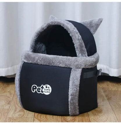 Portable Pet Chest Bag Front Shoulder Backpack For Cats Dogs Large Capacity Soft Breathable Carrier Outdoor Travel Hands Free