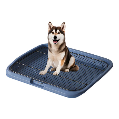 Large Pet Dog Toilet Medium and Large Dogs Toilet Training Equipment Stainless Steel Full Cleaning Anti-stepping Poop Collector