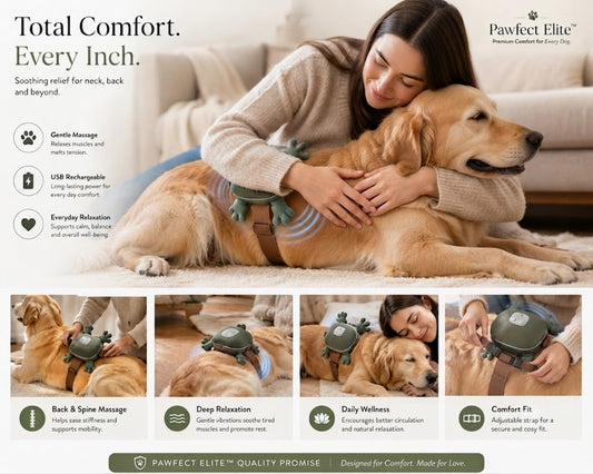 💚 Pawfect Elite™ Soothing Dog Neck Massager 🐶