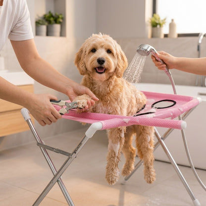 Pawfect Elite™ — Safe, Stable & Foldable Pet Grooming Table🛁🏡